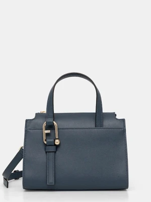 Furla torebka skórzana kolor niebieski WB01337.BX2045.GU000