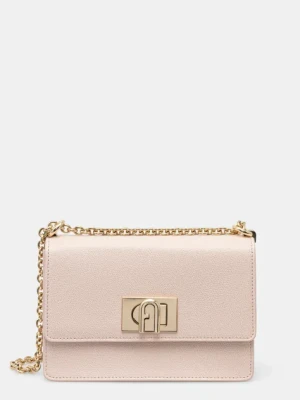Furla torebka skórzana kolor różowy BAFKACO.ARE000.0496S1007