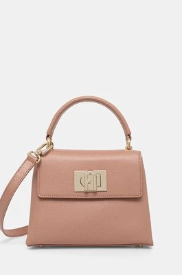 Furla torebka skórzana kolor różowy WB00109.ARE000.3378S