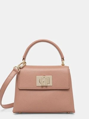 Furla torebka skórzana kolor różowy WB00109.ARE000.3378S