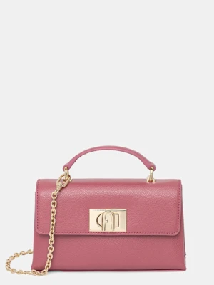 Furla torebka skórzana kolor różowy WE00423.ARE000.4147S