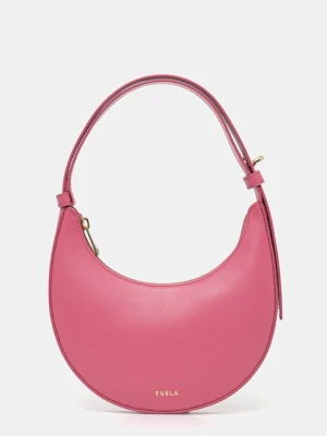 Furla torebka skórzana kolor różowy WE00649.AX0733.4130S