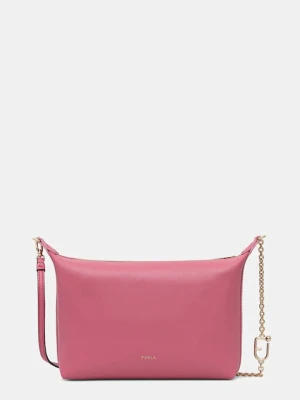Furla torebka skórzana kolor różowy WE00662.BX3104.4130S