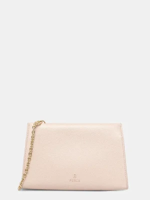 Furla torebka skórzana kolor różowy WE00774.ARE000.0496S1007