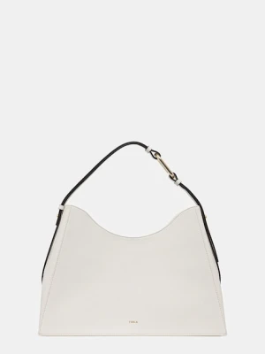 Furla torebka skórzana kolor szary WB01246.BX2045.1704S1007