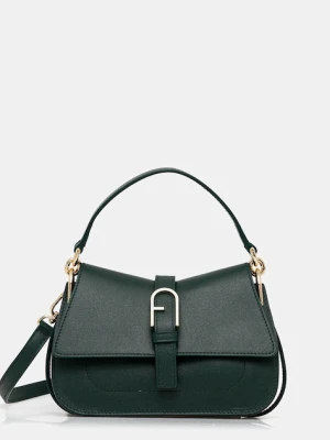Furla torebka skórzana kolor zielony WB01032.BX2045.4282S