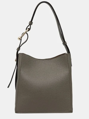 Furla torebka skórzana kolor zielony WB01373.HSF000.2810S