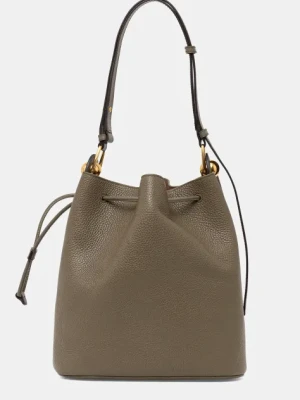 Furla torebka skórzana kolor zielony WB01449 BX0176 2810S