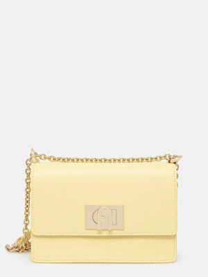 Furla torebka skórzana kolor żółty BAFKACO.ARE000.3684S1007