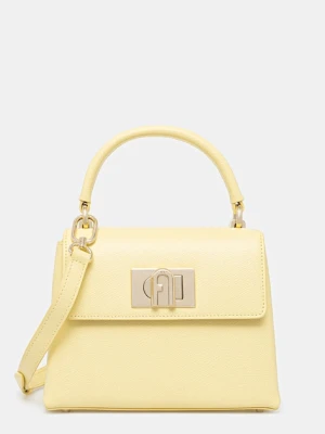 Furla torebka skórzana kolor żółty WB00109.ARE000.3684S1007