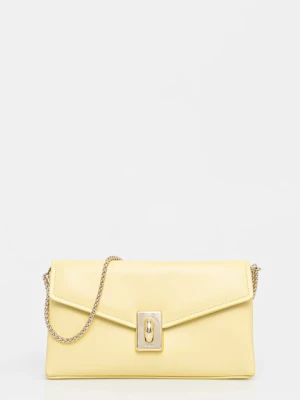 Furla torebka skórzana kolor żółty WB01517.BX3227.3684S1007