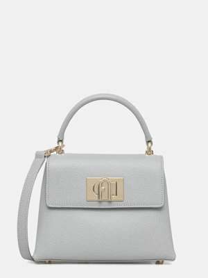 Furla torebka skórzana Mini Top Handle kolor szary WB00109 ARE000 CRH00