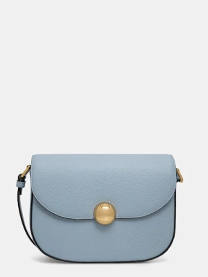 Furla torebka skórzana Moonlight S kolor niebieski WB01887 BX3036 CDZ00