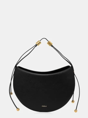Furla torebka skórzana Moonstone M Shoulder Bag kolor czarny WB01868 BX3104 O6000