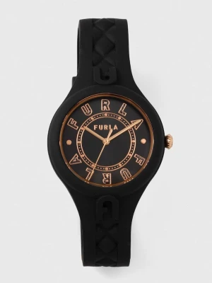 Furla zegarek czarny