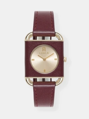 Furla zegarek damski kolor bordowy WW00017020L2