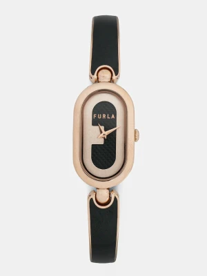 Furla zegarek FURLA GLAMOUR CHIC czarny