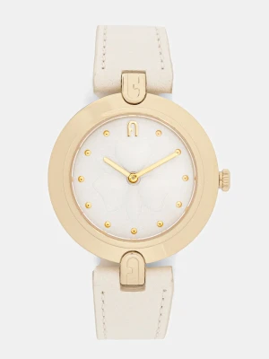 Furla zegarek FURLA HERITAGE beżowy