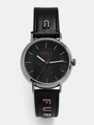 Furla zegarek męski kolor czarny WW00023023L7