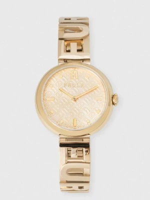 Furla zegarek WW00049003L2 damski kolor złoty