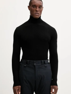 Fusalp sweter Ceillac męski kolor czarny lekki z golferm O2103