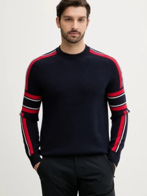 Fusalp sweter wełniany Spectavia męski kolor granatowy I2114