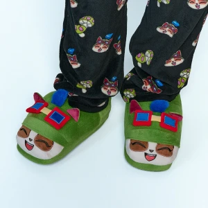 Futrzane kapcie z motywem Teemo League of Legends House