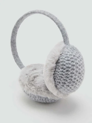 Futrzane nauszniki szary - Dzieci - Rozmiar uniwersalny - MANGO KIDS