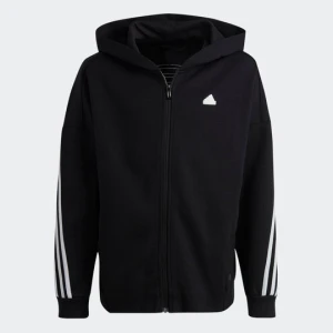 Future Icons 3-Stripes Full-Zip Hooded Track Top Adidas