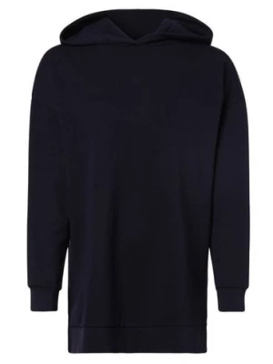 Fynch-Hatton Damska bluza z kapturem Kobiety Bawełna niebieski jednolity,
