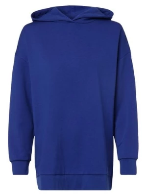 Fynch-Hatton Damska bluza z kapturem Kobiety Bawełna niebieski jednolity,