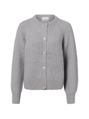 Fynch-Hatton Damski kardigan z zawartością alpaki i wełny Kobiety szary marmurkowy,