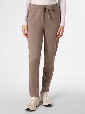 Fynch-Hatton Damskie spodnie z dżerseju Kobiety Bawełna szary|brązowy jednolity,