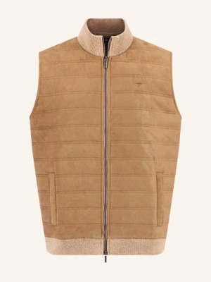 Fynch-Hatton Kamizelka Z Mieszanki Materiałów braun