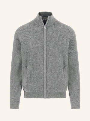 Fynch-Hatton Kardigan Cardi Z Wełny Merino grau