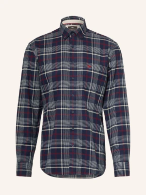 Fynch-Hatton Koszula Flanelowa O Kroju Regular Fit blau