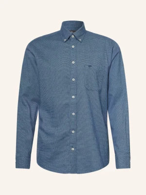 Fynch-Hatton Koszula Flanelowa O Kroju Regular Fit blau