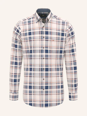 Fynch-Hatton Koszula Flanelowa Regular Fit blau
