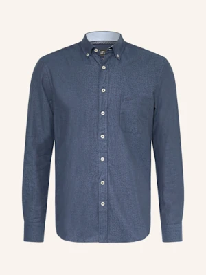 Fynch-Hatton Koszula Flanelowa Regular Fit blau