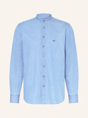 Fynch-Hatton Koszula Jeansowa O Regularnym Kroju Z Stójką blau