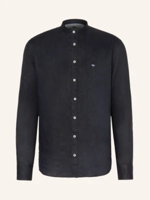 Fynch-Hatton Koszula Lniana Regular Fit blau