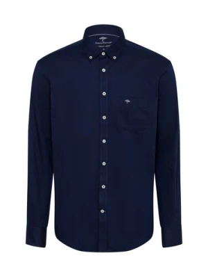 Fynch-Hatton Koszula męska Mężczyźni Regular Fit Bawełna niebieski jednolity,