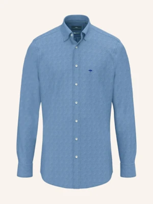 Fynch-Hatton Koszula Regular Fit W Stylu Jeansowym blau