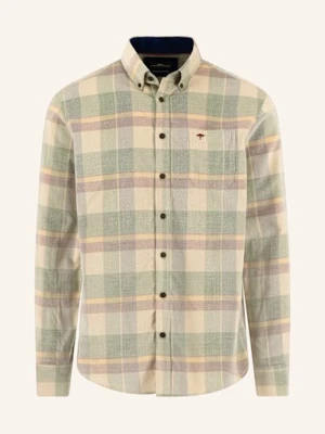 Fynch-Hatton Koszula Sztruksowa Regular Fit beige