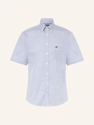 Fynch-Hatton Koszula Z Krótkim Rękawem Regular Fit blau