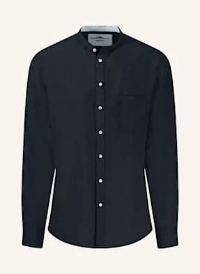 Fynch-Hatton Koszula Z Lnu Regular Fit blau