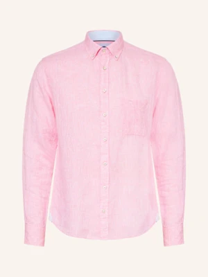 Fynch-Hatton Koszula Z Lnu Regular Fit rosa