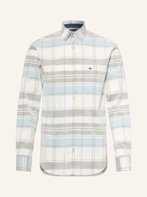 Fynch-Hatton Koszula Z Sztruksu O Kroju Regular Fit grau szary