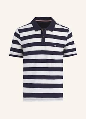 Fynch-Hatton Koszulka Polo Z Dżerseju Casual Fit blau