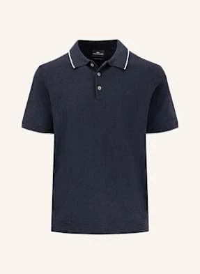 Fynch-Hatton Koszulka Polo Z Dzianiny blau